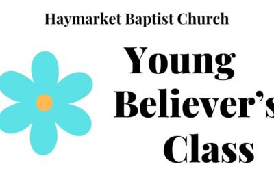 Young Believer’s ClassStarts Sunday, July 12th at 3:00pm